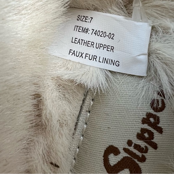 My Slipper NWOB Brown Leather Size Womens 7 - Picture 9 of 11